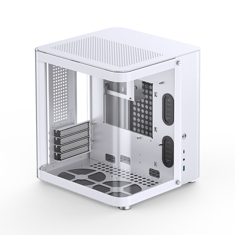 Jonsbo - Caixa Micro-ATX Jonsbo TK-1 2.0 Vidro Temperado Branco