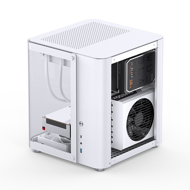Jonsbo - Caixa Micro-ATX Jonsbo TK-1 2.0 Vidro Temperado Branco