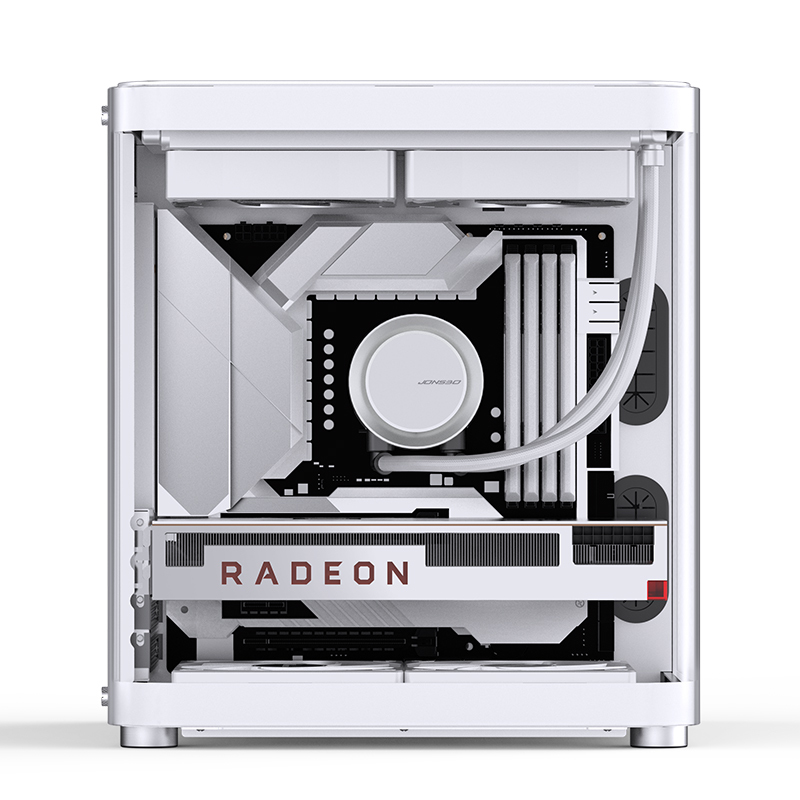Jonsbo - Caixa Micro-ATX Jonsbo TK-1 2.0 Vidro Temperado Branco