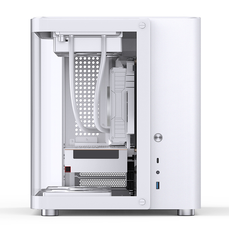 Jonsbo - Caixa Micro-ATX Jonsbo TK-1 2.0 Vidro Temperado Branco
