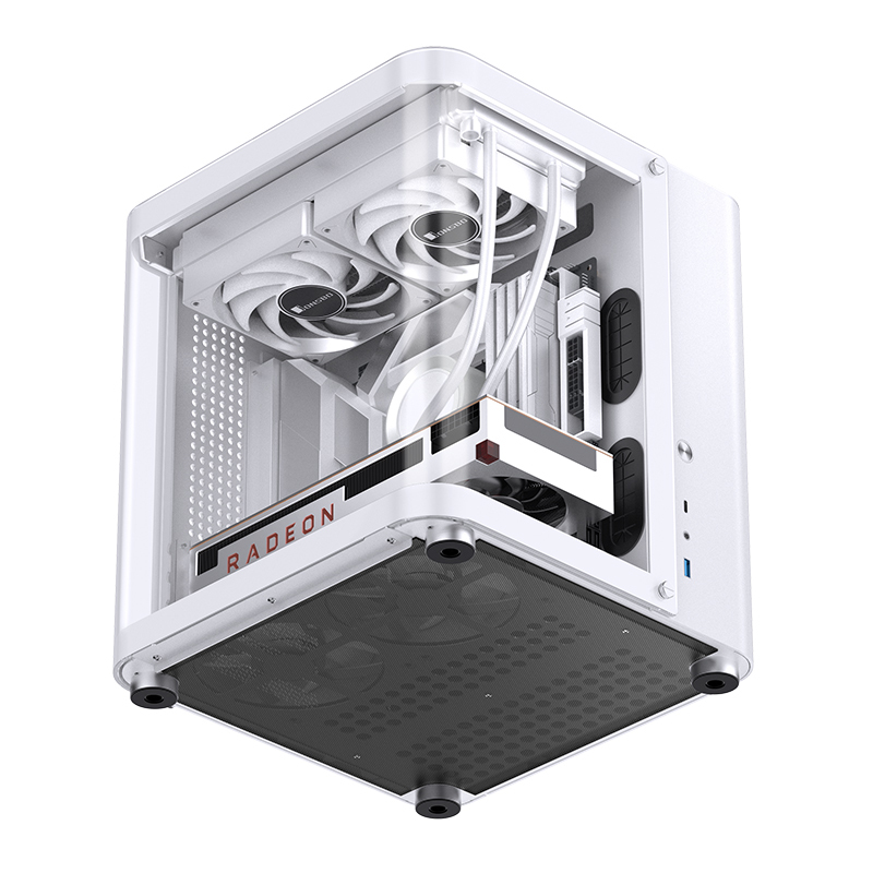 Jonsbo - Caixa Micro-ATX Jonsbo TK-1 2.0 Vidro Temperado Branco