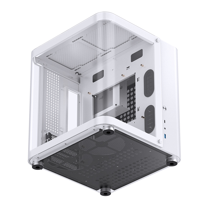Jonsbo - Caixa Micro-ATX Jonsbo TK-1 2.0 Vidro Temperado Branco