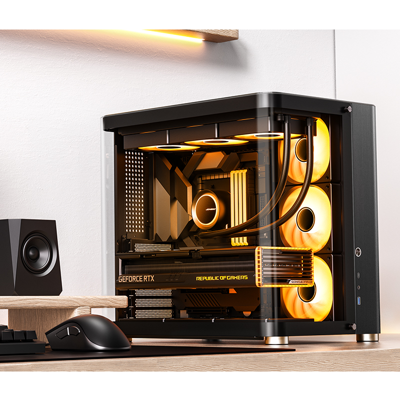 Jonsbo - Caixa ATX Jonsbo TK-2 2.0 Vidro Temperado Preto