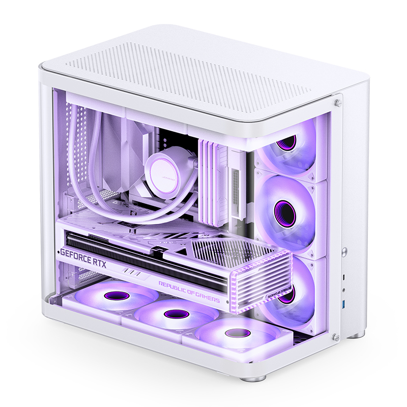 Picture of Picture of Caixa ATX Jonsbo TK-2 2.0 Vidro Temperado Branco