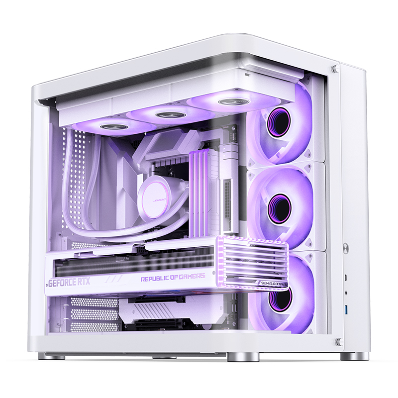 Jonsbo - Caixa ATX Jonsbo TK-2 2.0 Vidro Temperado Branco