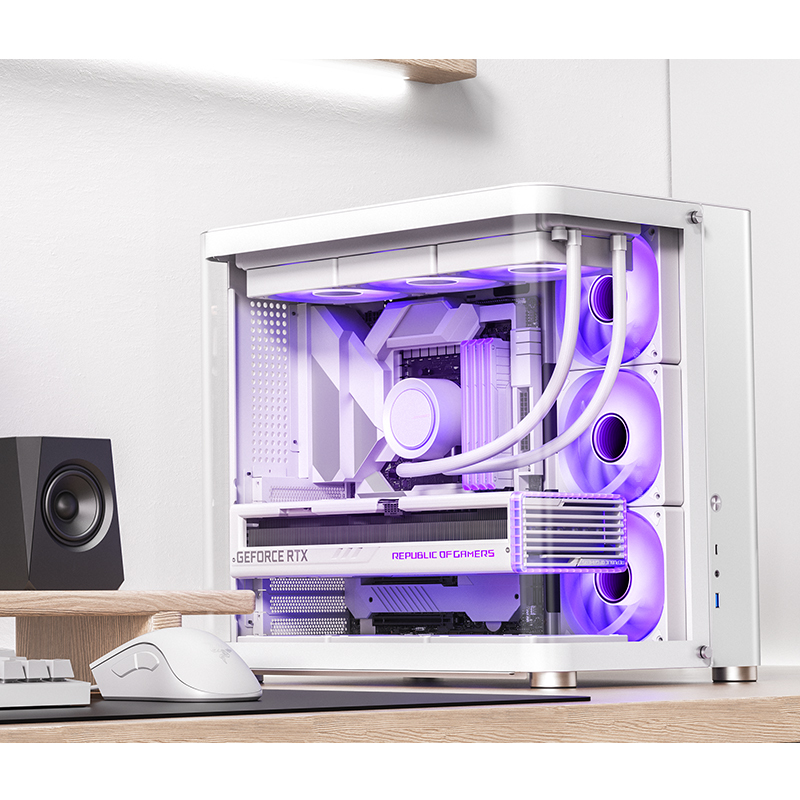 Jonsbo - Caixa ATX Jonsbo TK-2 2.0 Vidro Temperado Branco