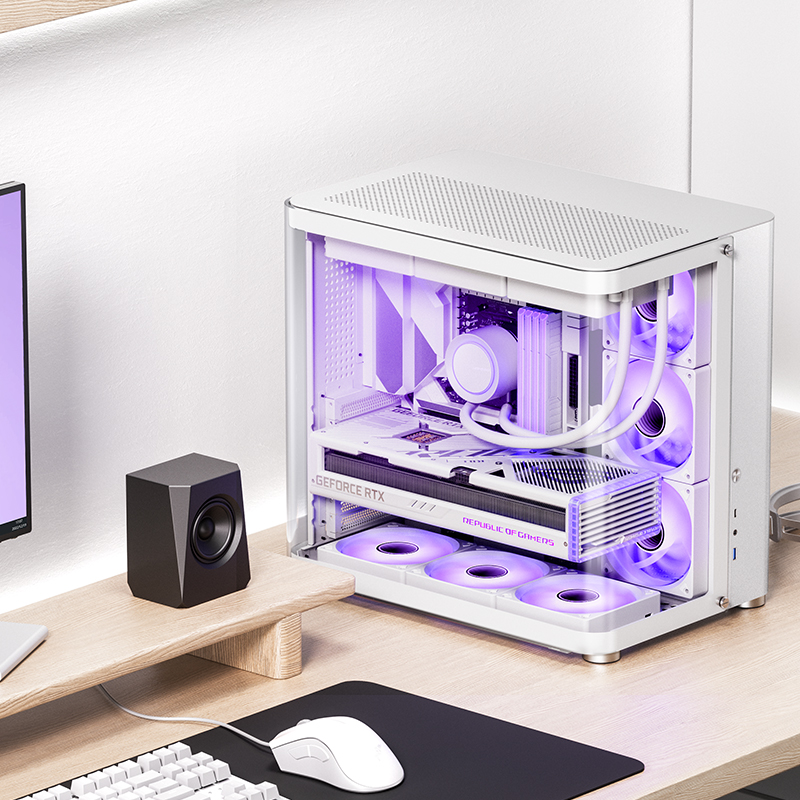 Picture of Picture of Caixa ATX Jonsbo TK-2 2.0 Vidro Temperado Branco