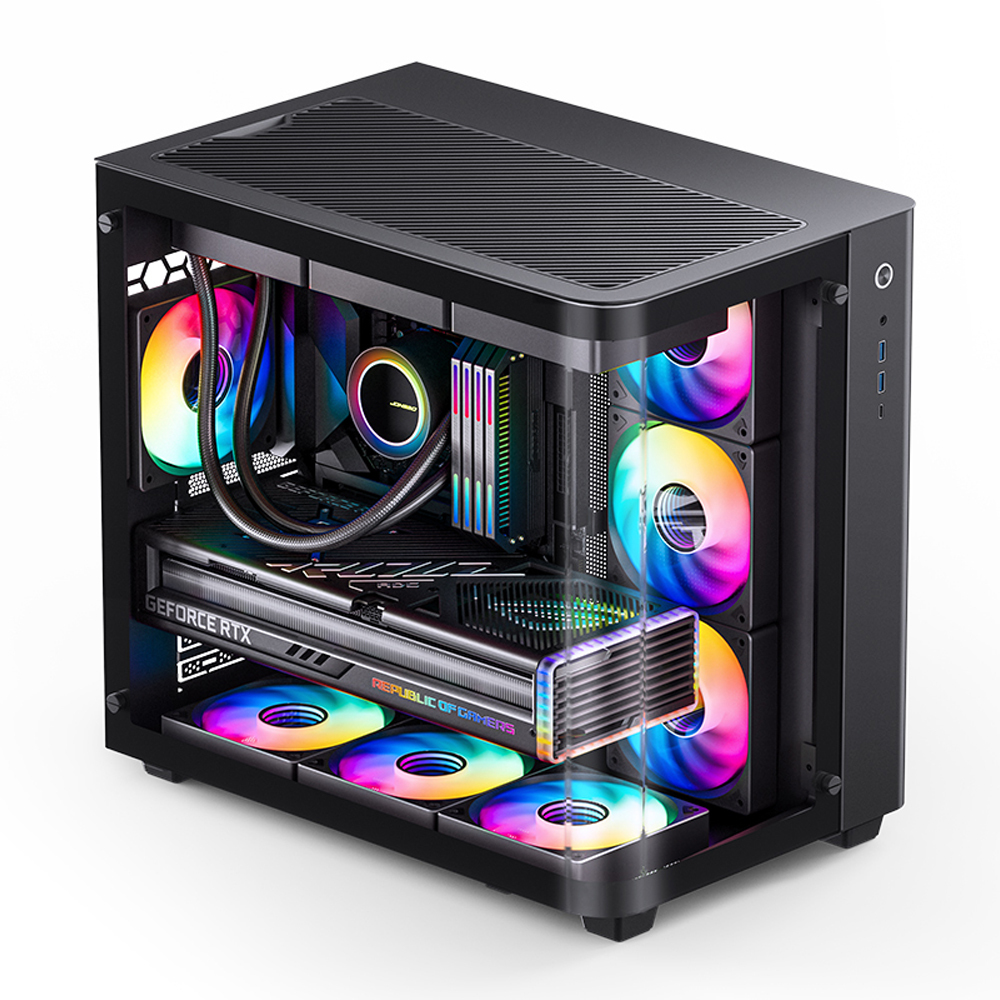 Picture of Picture of Caixa ATX Jonsbo TK-3 Vidro Temperado Preto