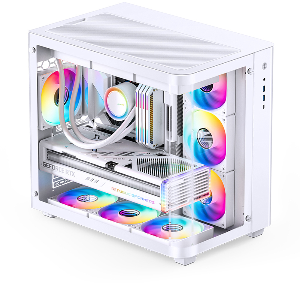 Picture of Picture of Caixa ATX Jonsbo TK-3 Vidro Temperado Branco