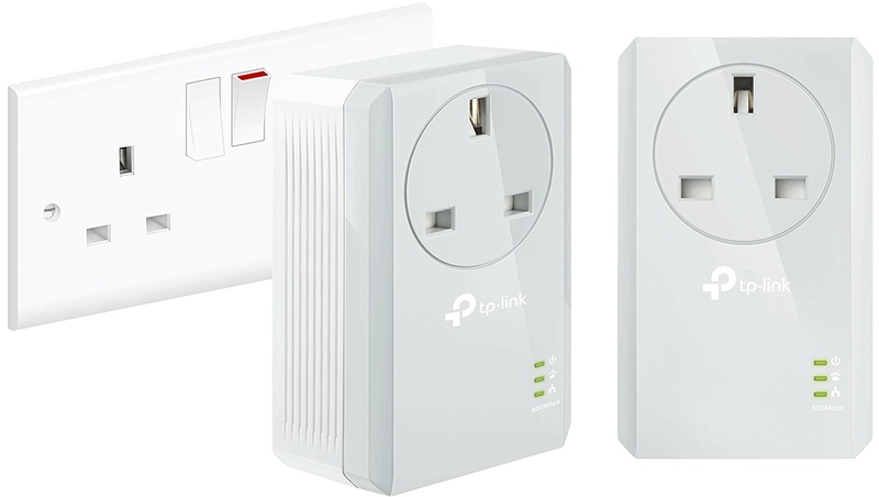 TP-Link - Powerline TP-Link TL-PA4010PKIT AV500 AC Passthrough