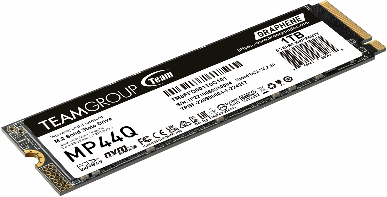 Team Group - SSD Team Group MP44Q 1TB Gen4 M.2 NVMe (7400/6500MB/s)