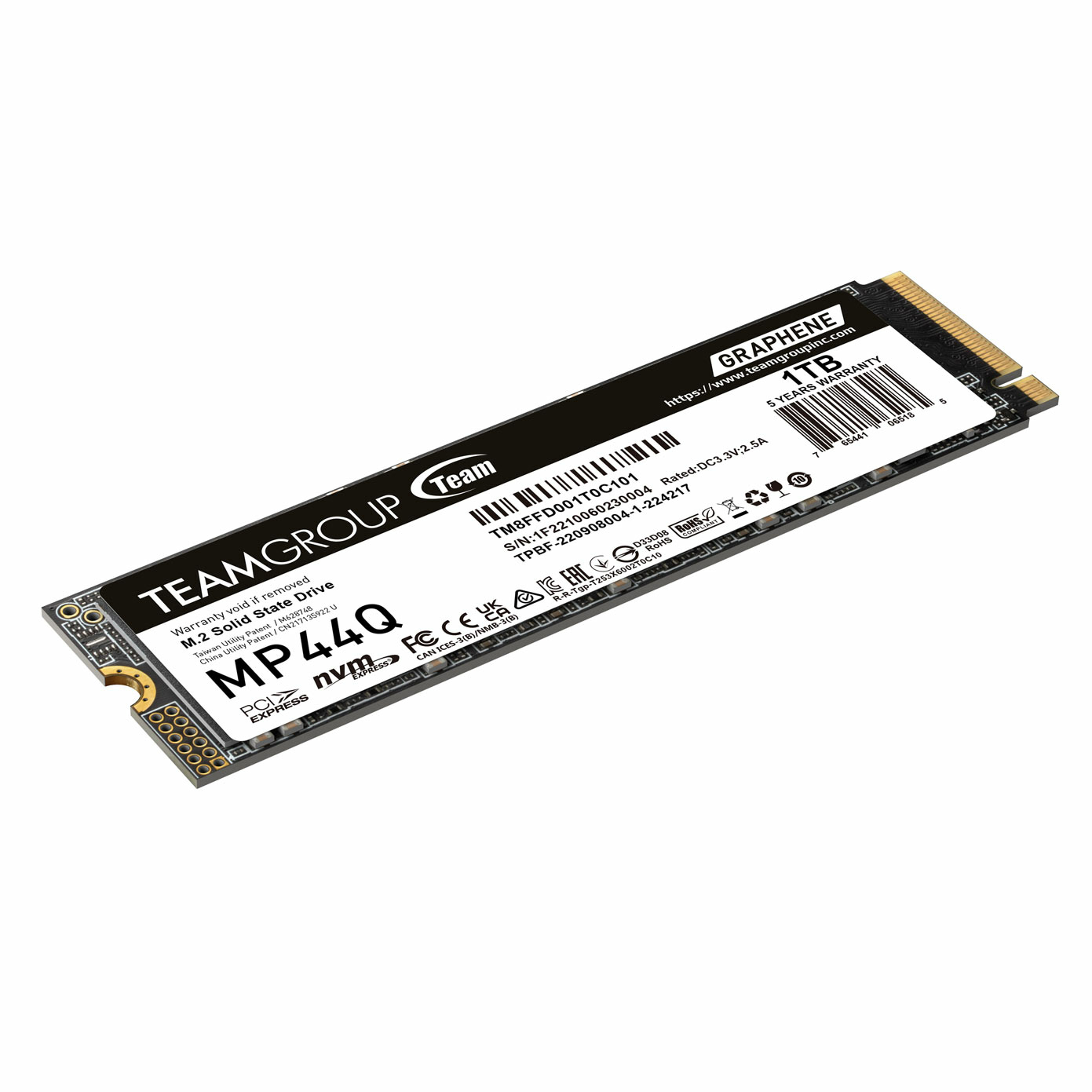 Team Group - SSD Team Group MP44Q 2TB Gen4 M.2 NVMe (7400/6500MB/s)