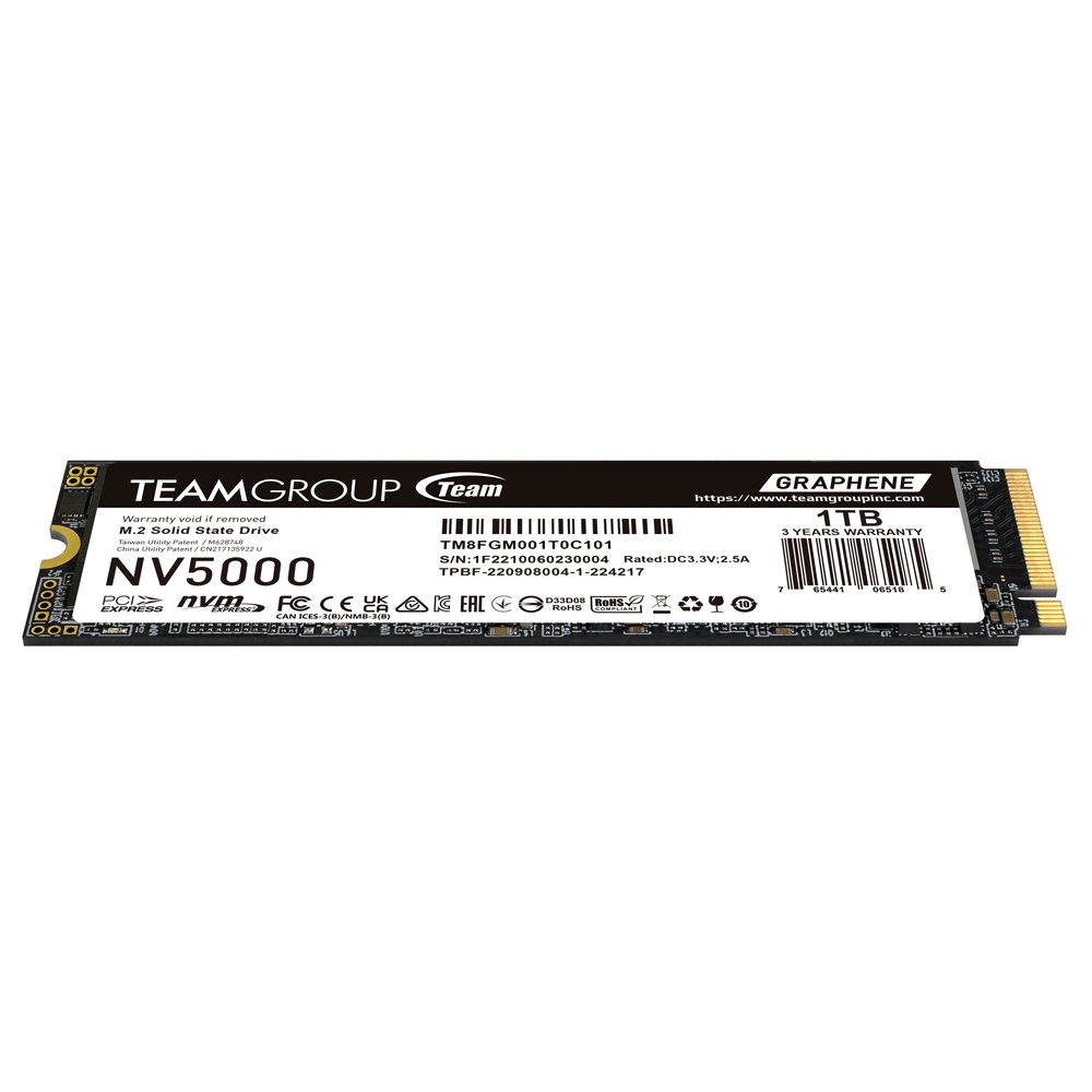 Team Group - SSD Team Group NV5000 1TB Gen4 M.2 NVMe (4500/1900MB/s)