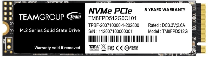Team Group - SSD Team Group MP33 PRO 512GB M.2 NVMe (2400/2100MB/s)
