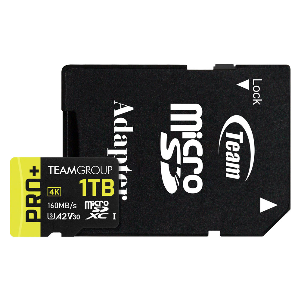 Picture of Picture of Cartão Team Group PRO+ MicroSDXC A2 UHS-I U3 V30 1TB