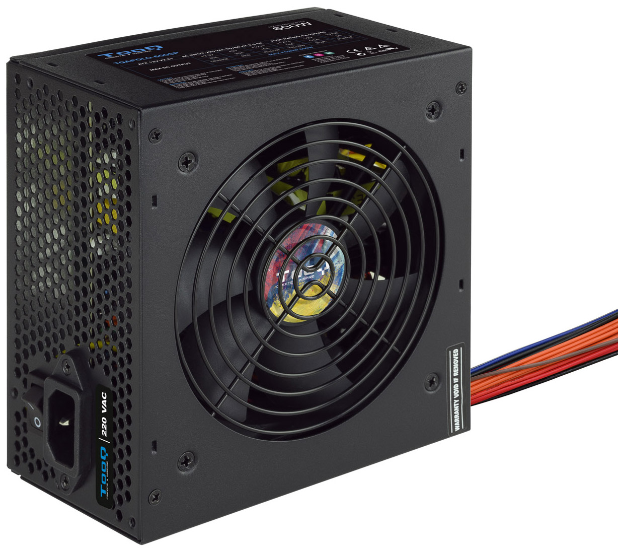 Tooq - Fonte de Alimentação Tooq 600W PFC Activo