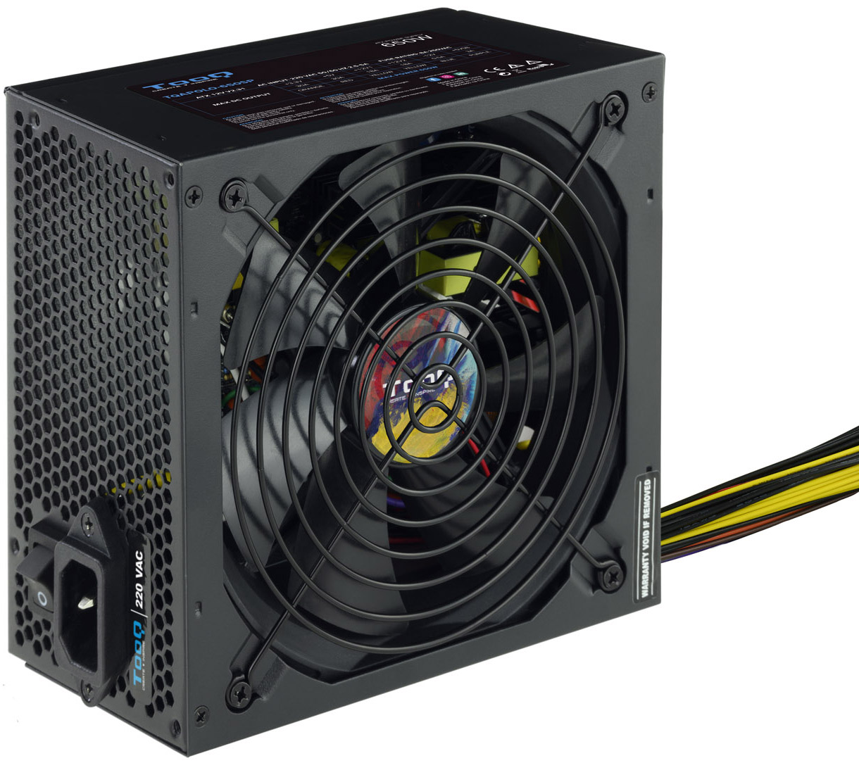 Tooq - Fonte de Alimentação Tooq 650W PFC Activo