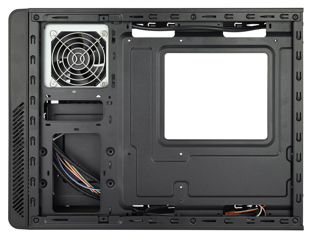 Tooq - Caixa Mini-ITX Tooq C/Fonte Alimentação 500W + Leitor de Cartões + 2x USB 3.0 Preta