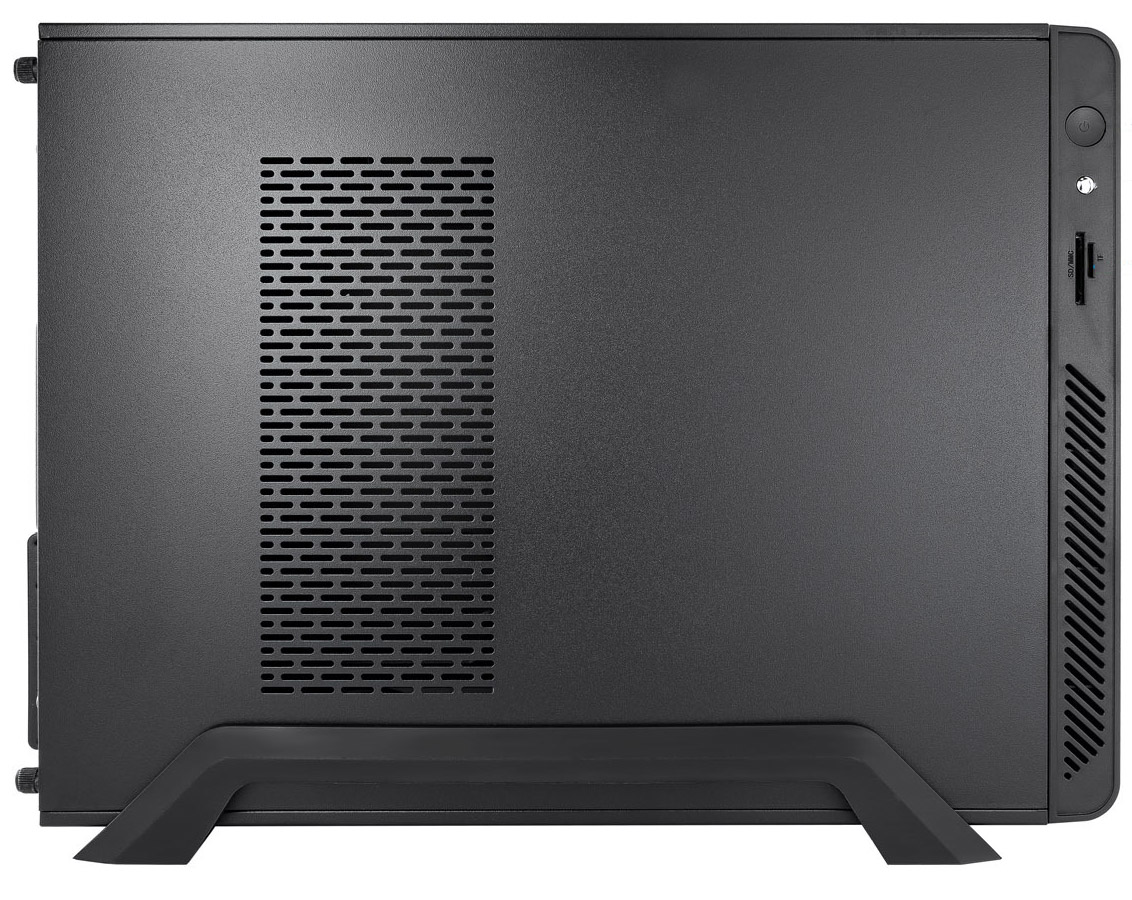 Tooq - Caixa Mini-ITX Tooq C/Fonte Alimentação 500W + Leitor de Cartões + 2x USB 3.0 Preta