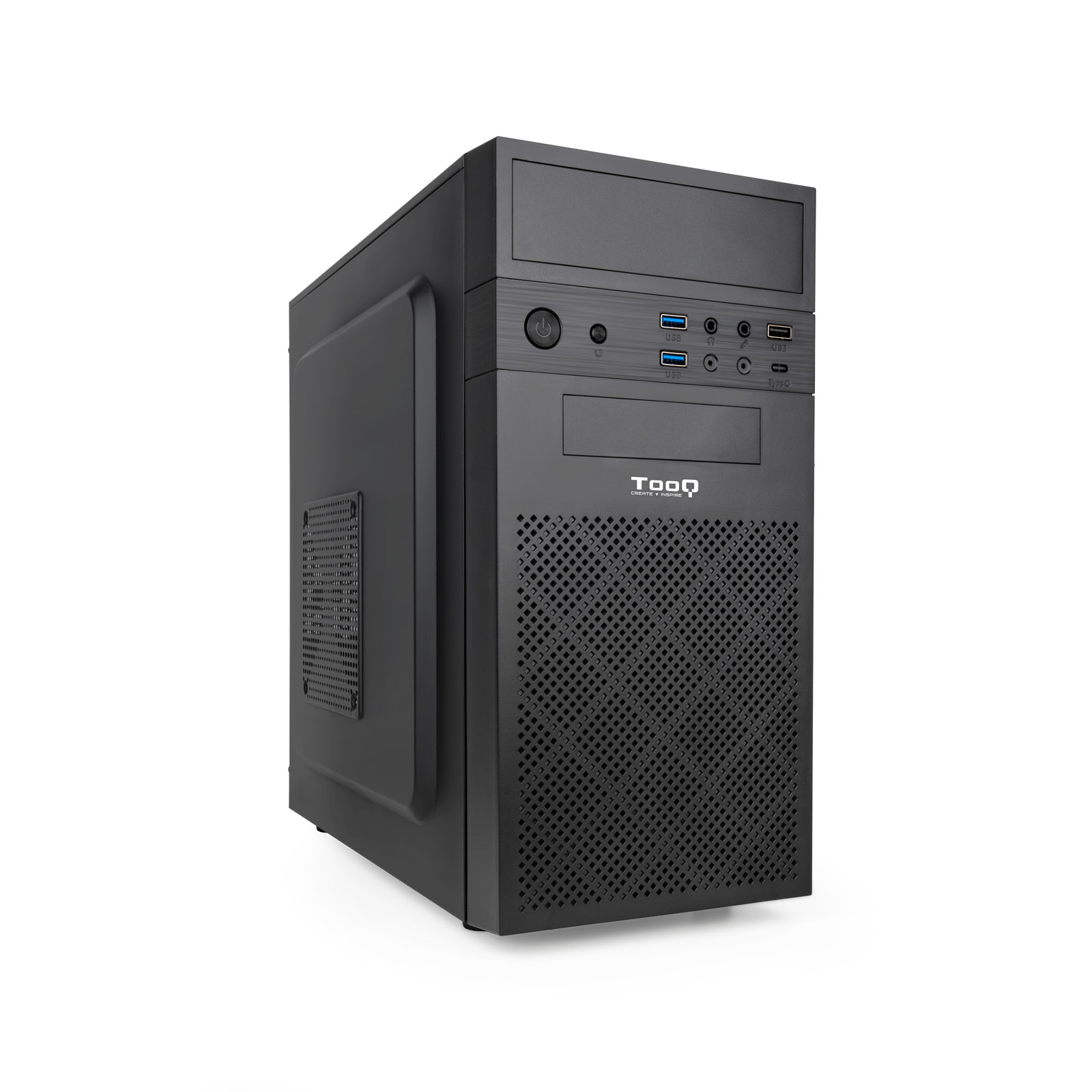 Picture of Picture of Caixa Micro-ATX Tooq TQC-4701U3C-B c/Leitor de cartões + 2xUSB3.0