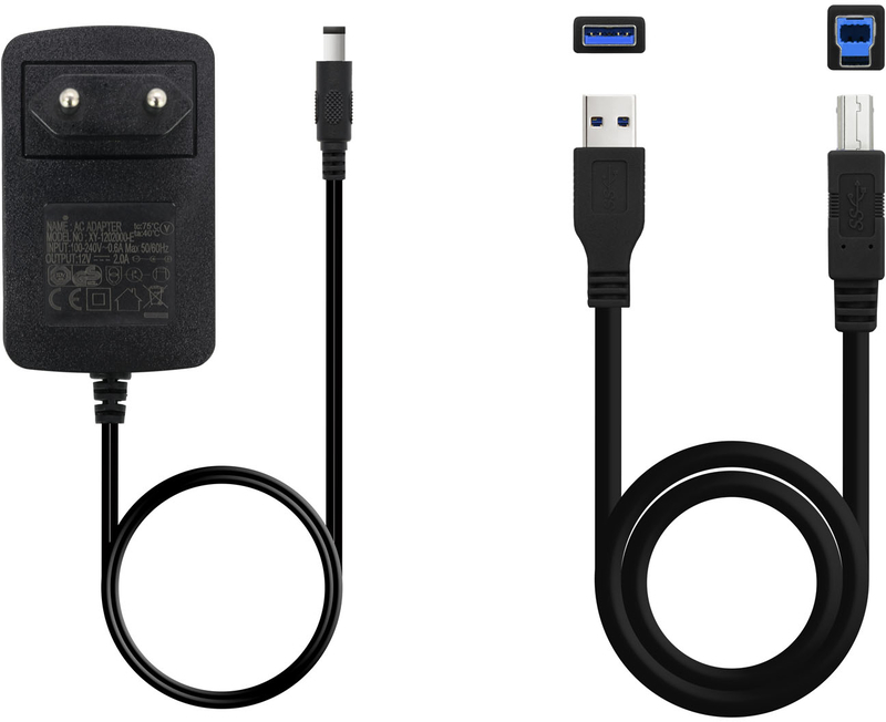Tooq - Dock Tooq para 2x SATA 2.5/3.5 OTB USB 3.0 Branco