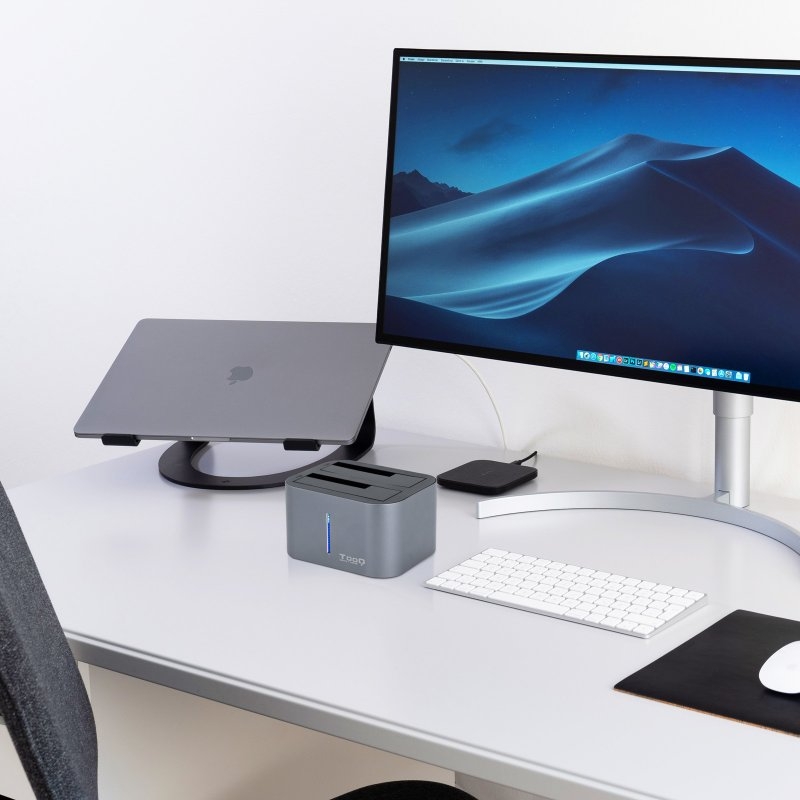 Tooq - Dock Tooq para 2x SATA 2.5/3.5 OTB USB 3.1 Gen 1