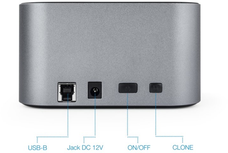 Tooq - Dock Tooq para 2x SATA 2.5/3.5 OTB USB 3.1 Gen 1
