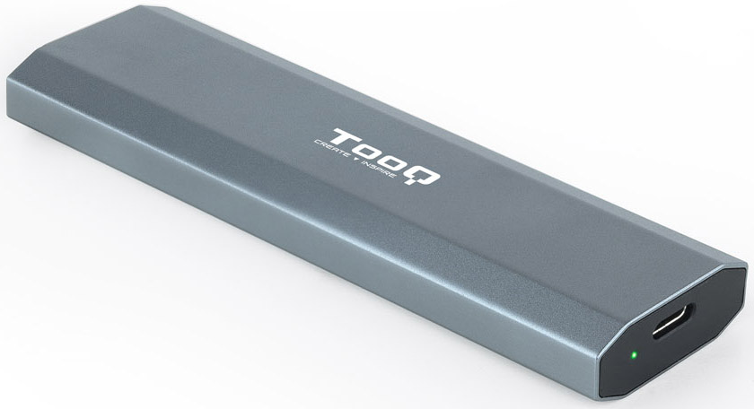 Tooq - Caixa SSD Tooq M.2 NGFF/NVMe SSD USB 3.1 Gen 2 Cinza