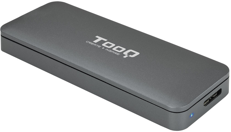 Tooq - Caixa SSD Tooq M.2 NGFF USB 3.1 Gen 1 Cinzenta