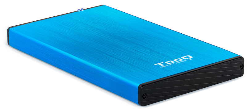 Picture of Picture of Caixa HDD Tooq 2.5" SATA (9,5mm) USB 3.0/3.1 Gen 1 Azul Metalizado