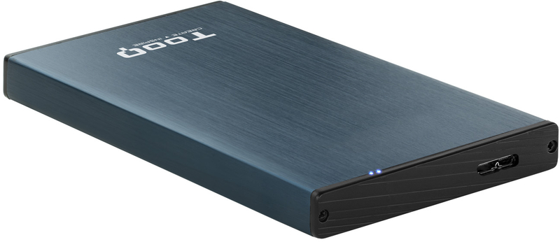 Tooq - Caixa HDD Tooq 2.5" SATA (9,5mm) USB 3.0/3.1 Gen 1 Azul Pacífico