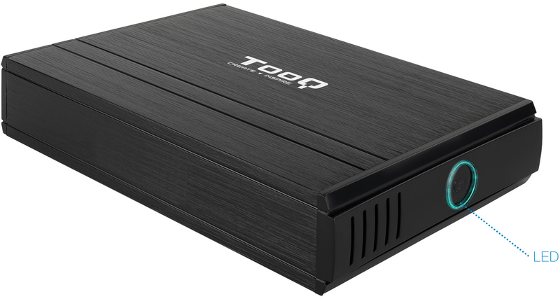 Tooq - Caixa HDD Tooq 3.5" IDE / SATA USB 2.0 Preto