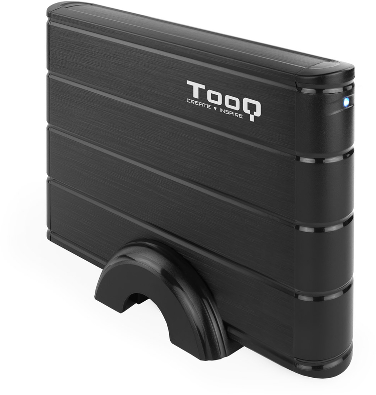 Tooq - Caixa HDD Tooq 3.5" SATA LED USB 3.0 Preto