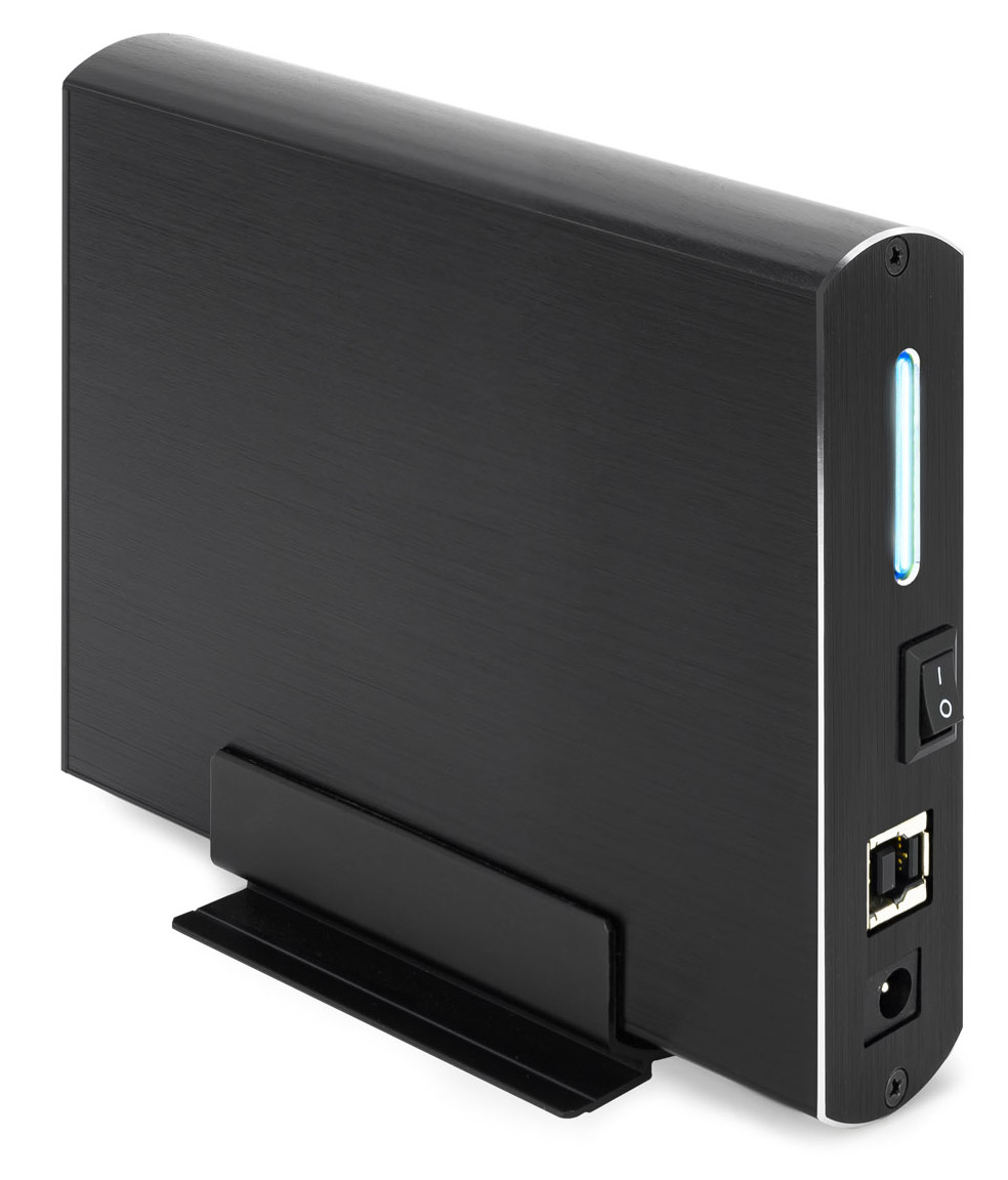Tooq - Caixa HDD Tooq 3.5" SATA LED USB 3.0 / 3.1 Preto