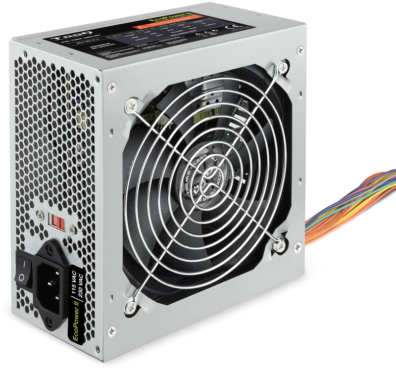 Tooq - Fonte de Alimentação Tooq Ecopower II ATX 500W (S/Cabo Alim)