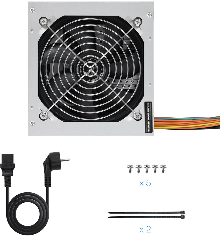 Tooq - Fonte de Alimentação Tooq Ecopower II ATX 500W