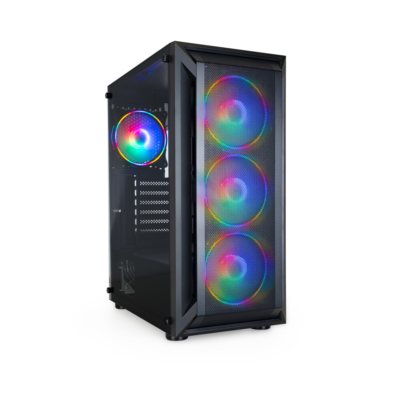 Picture of Picture of Caixa ATX Tooq RAGNAROK Mesh RGB c/ Vidro Temperado Preta