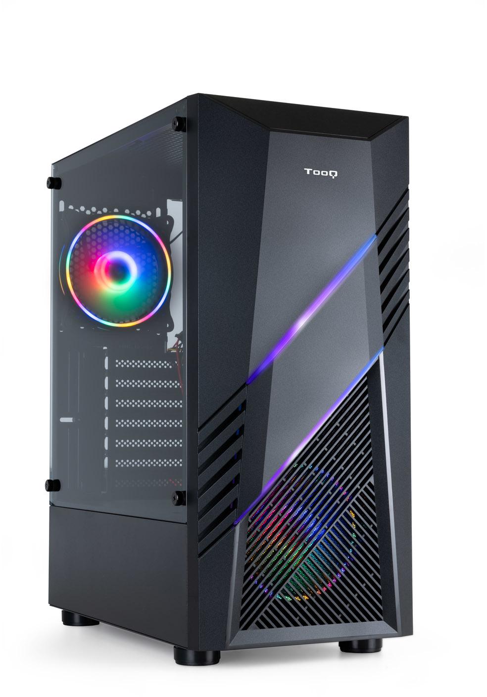 Picture of Picture of Caixa ATX Tooq BIOHAZARD RGB c/ VidroTemperado Preta