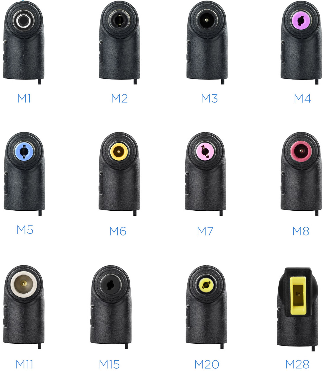 Tooq - Carregador de Portátil Tooq 90W 2x USB 12 Conectores Preto