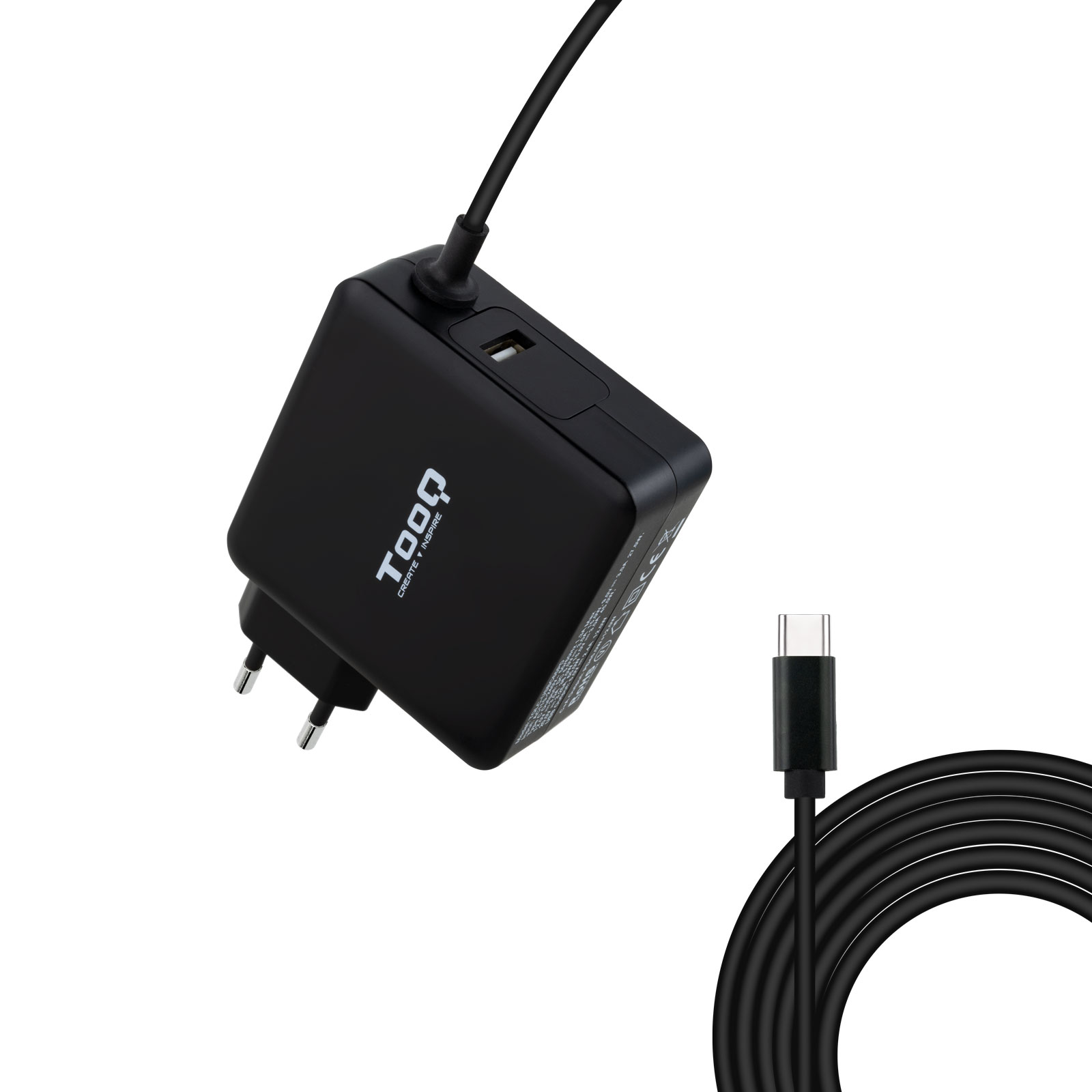 Picture of Picture of Carregador de Portátil Tooq PD 3.0 65W USB-C
