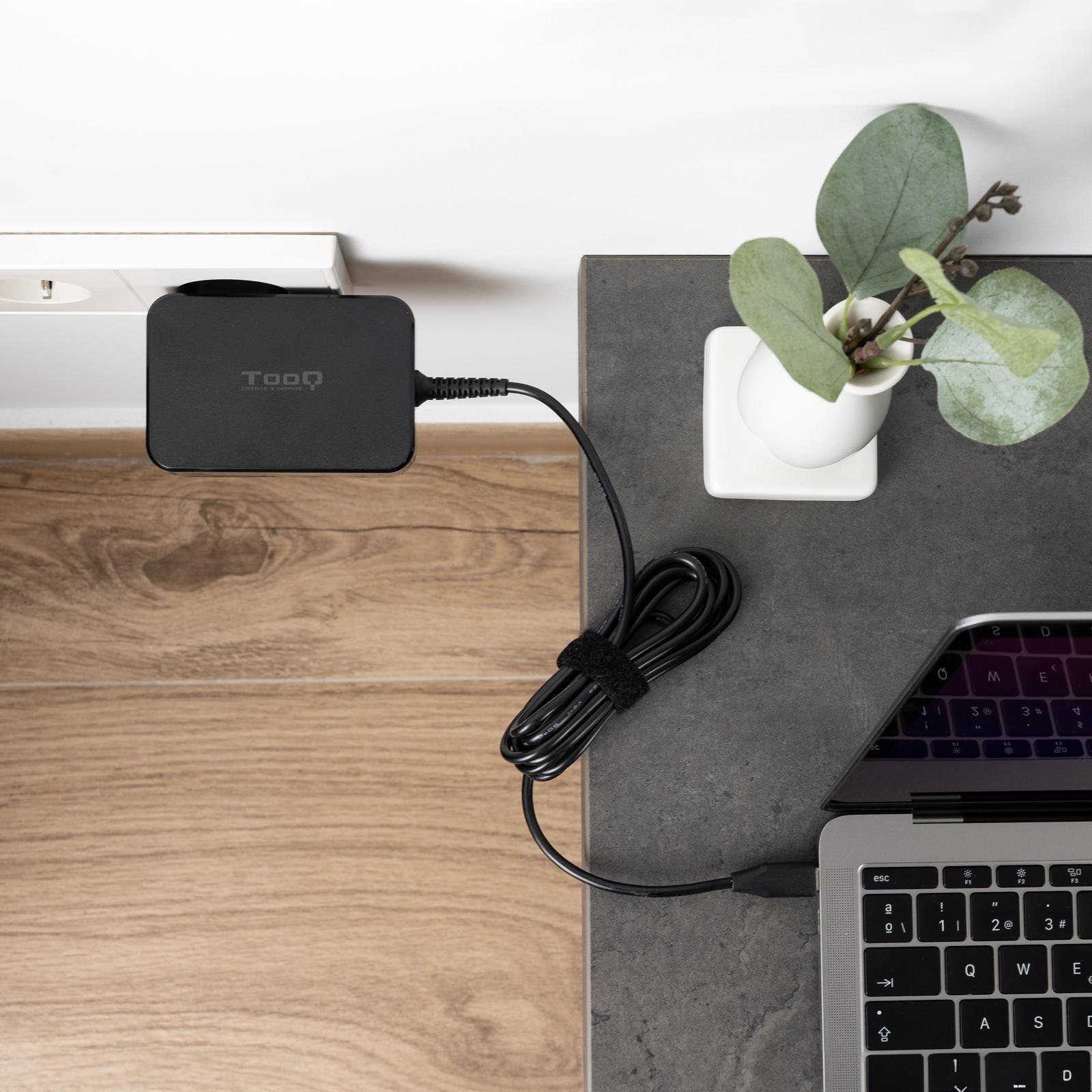 Tooq - Carregador de Portátil GaN Tooq USB-C PD 100W