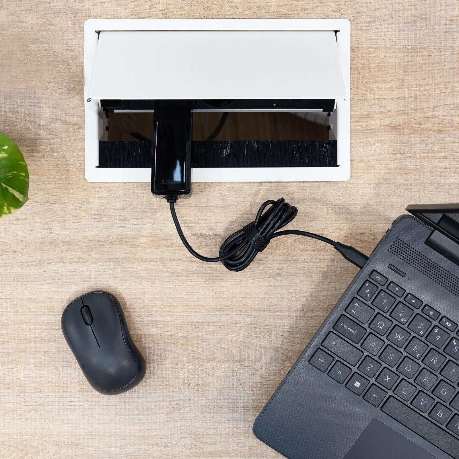 Tooq - Carregador de Portátil GaN Tooq USB-C PD 45W Preto