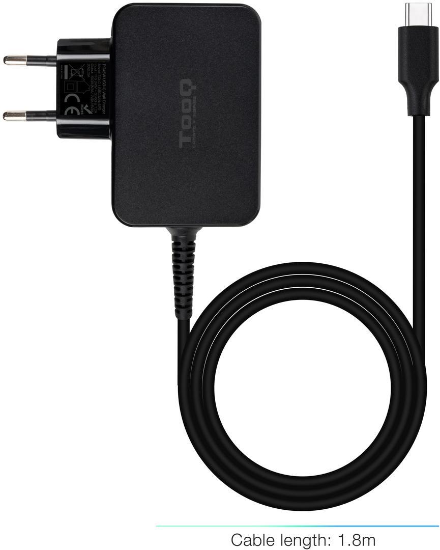 Tooq - Carregador de Portátil GaN Tooq USB-C PD 45W
