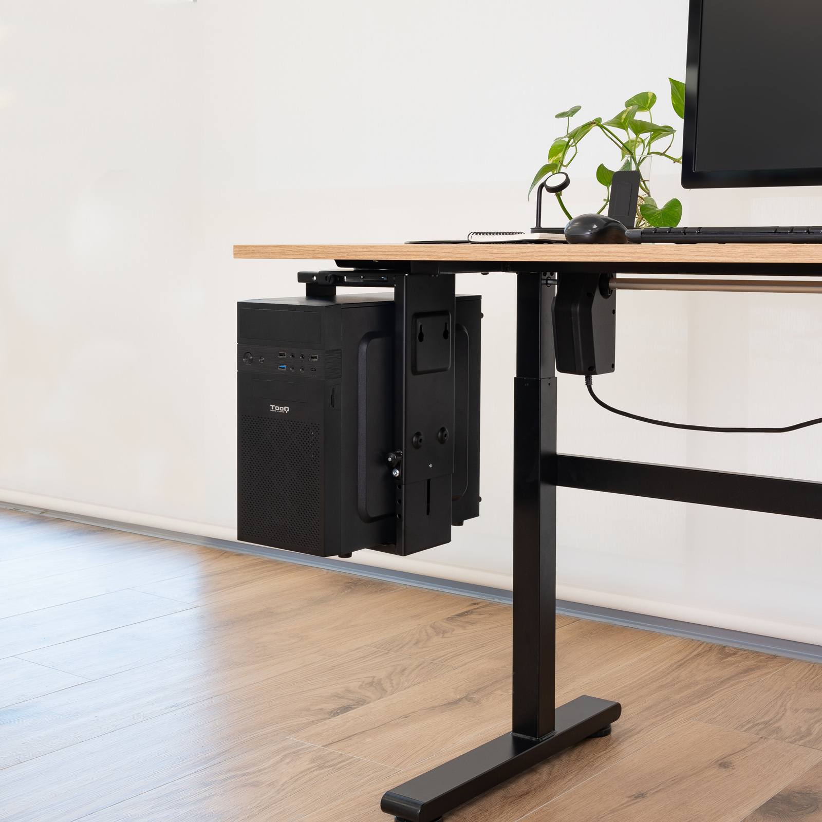 Tooq - Suporte de Mesa Para Desktop Preto