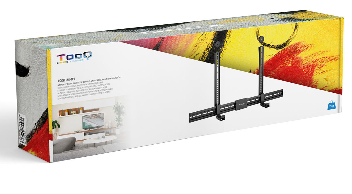 Tooq - Suporte de Parede Universal Multi-Instalação Tooq para Soundbar