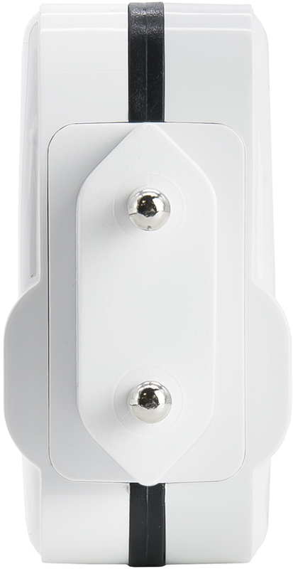 Tooq - Carregador Tooq 2x USB 5V 3.4A com Controlo AI Branco