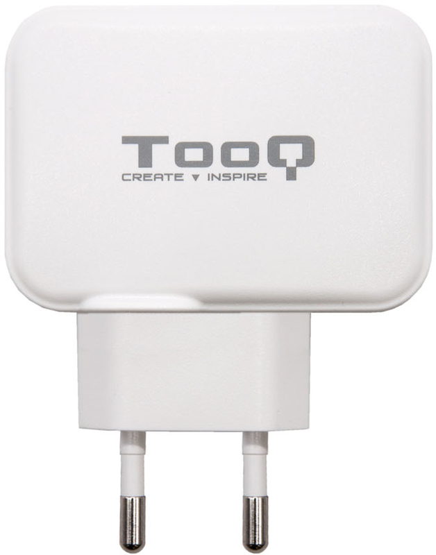 Tooq - Carregador Tooq Duplo USB-C + USB-A 27W Branco
