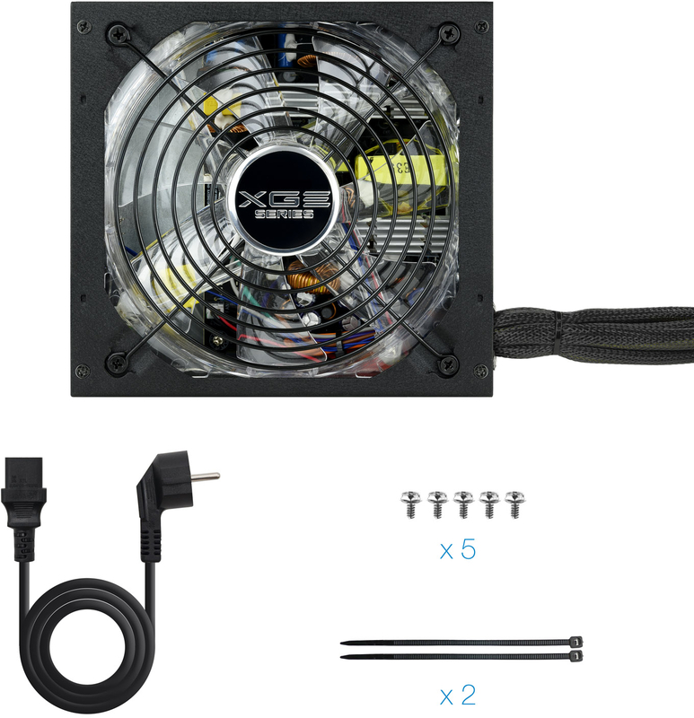 Tooq - Fonte de Alimentação Tooq Xtreme Gaming Energy II 800W 80+ Bronze c/LED