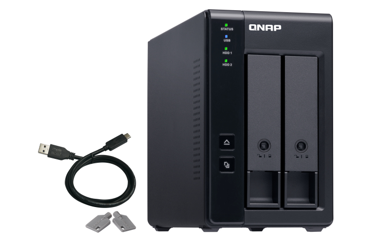 QNap - Unidade de Expansão NAS QNAP TR-002 - 2 Baías - USB Type C