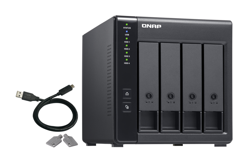 QNap - Unidade de Expansão NAS QNAP TR-004 - 4 Baías - USB Type C